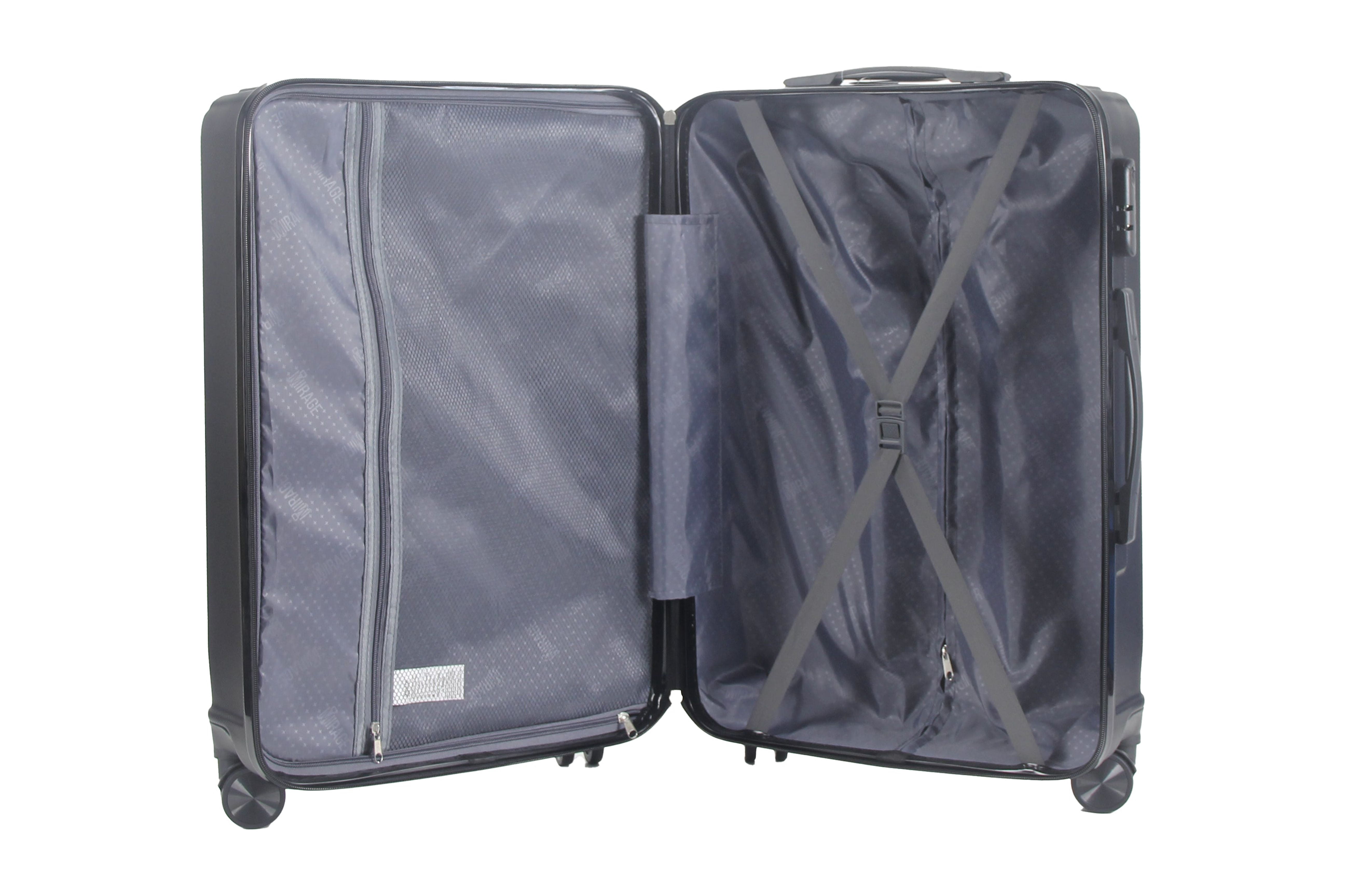 Mirage Melinda Hard Shell Lightweight 3 Piece Luggage Set