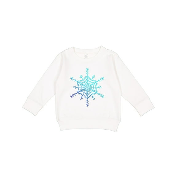 Inktastic Christmas Blue Ice Snowflake Toddler Sweatshirt
