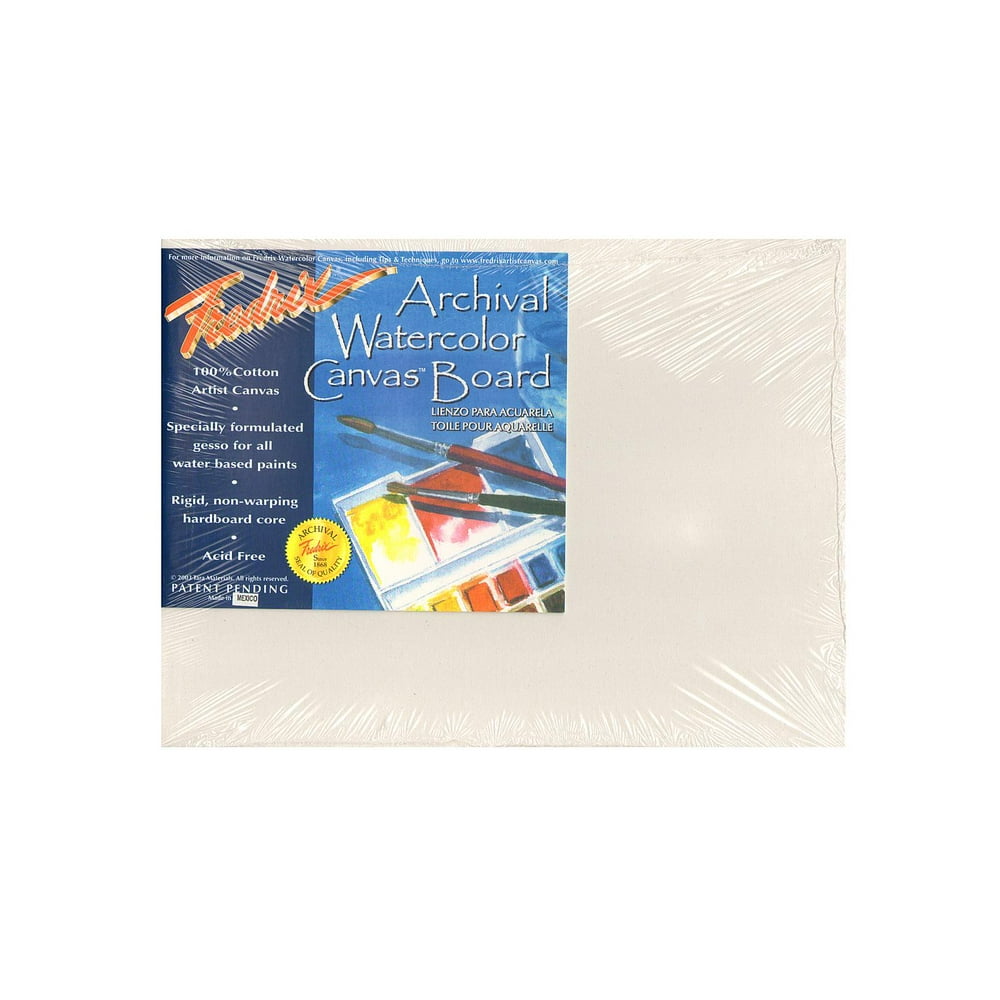 Archival Watercolor Canvas Board 9 in. x 12 in., each (pack of 2)