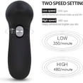 thumbnail image 6 of Black Rechargeable Sonic Facial Cleansing Brush With Interchangeable Heads, Waterproof Vibrating Exfoliator For Deep Skin Cleaning, 6 of 6