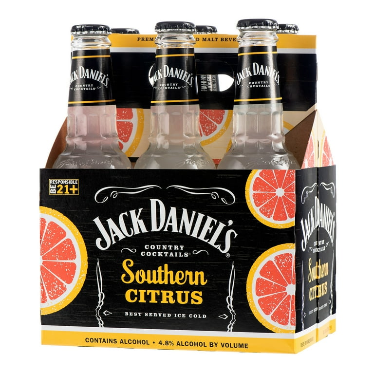Jack Daniel's Southern Citrus Malt Beverage, 6 pack, 10 fl oz