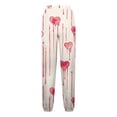 thumbnail image 4 of QATAINLAV Women's Casual Elastic Bottom Sweatpants Valentine's Day Heart Print Joggers Pant Loose Drawstring High Waisted Yoga Pants with Pockets Multicolor XL, 4 of 6