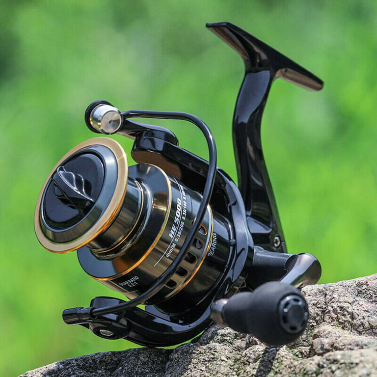 Spinning Fishing Reel, HE1000-3000 Lightweight Ultra Smooth Spinning Reels  for Freshwater and Saltwater Fishing