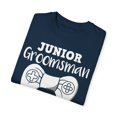 thumbnail image 3 of Humorous Junior Groomsman Level Unlocked Gifts Vintage Bachelors Ideas Graphic Men Women Unisex Garment-Dyed T-shirt, 3 of 4