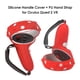 thumbnail image 1 of Cubierta protectora del mango del controlador con correa para Oculus Quest 2 VR (Rojo), 1 of 4