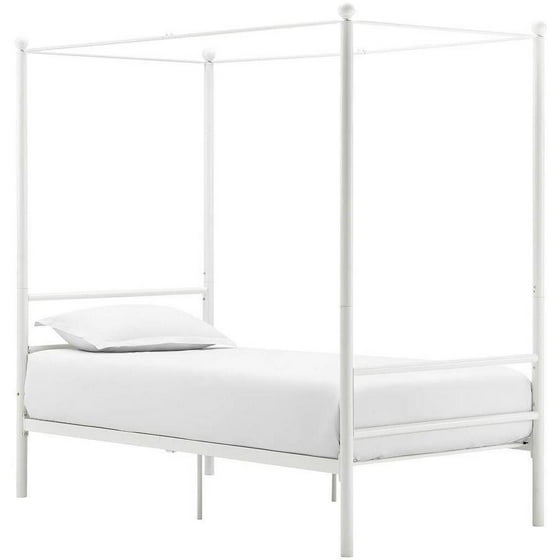 Mainstays Metal Canopy Bed Multiple Colors Sizes Mainstays Metal Canopy Bed Multiple Colors Sizes Com