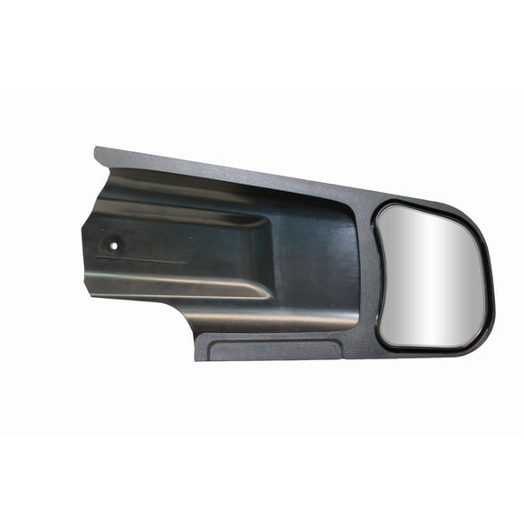 CIPA USA Exterior Towing Mirror 10972 Slide On; Non-Extendable; Glass Manual Adjust; Without Turn Signal Indicator; Without Heat; Non-Folding; Black; Single