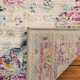 thumbnail image 4 of SAFAVIEH Madison Louise Overdyed Floral Area Rug, Ivory/Fuchsia, 9' x 12', 4 of 7