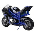 thumbnail image 2 of MotoTec 36v 500w Electric Powered Pocket Bike Mini Motorcycle GT Blue, 2 of 4