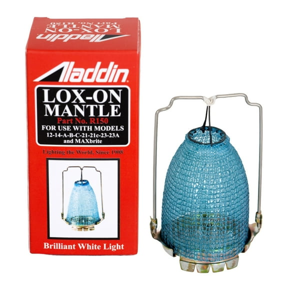 Aladdin R150 Lox-on Oil Lamp Mantle for Brighter and Cleaner Light