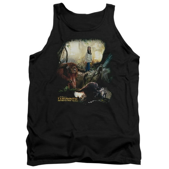 Labyrinth Sarah & Ludo Adult Tank Top Black