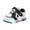A-Black82, variant on JAJAHO Toddler Boys Girls Light Up Shoes LED Flashing Lightweight PU Leather Breathable Adorable Running Sneakers 6M-6Y Comfortable Shoes