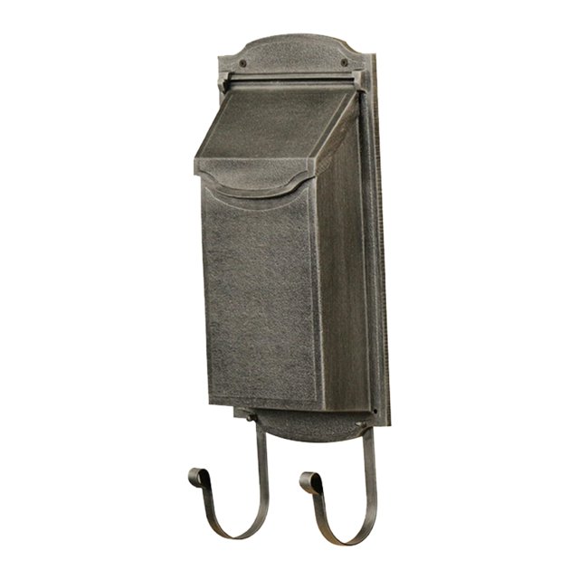 Special Lite Contemporary Vertical Wall Mount Mailbox - Swedish Silver Aluminum Mailbox for Wall Mount - SVC-1002-SW