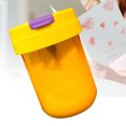 thumbnail image 5 of Taza de paja simple lindo mini portátil resistente a altas temperaturas anti polvo botella de agua con pajita amarillo, 5 of 5