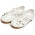 thumbnail image 2 of Girls Dress Shoes Mary Jane Flats Princess Flower Shoes Ballet Flats Party School Wedding Shoes(Toddler/Little Kid/Big Kid), 2 of 6