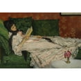 thumbnail image 3 of Rupert Bunny 14x11 Black Modern Framed Museum Art Print Titled - Woman Reading, 3 of 5