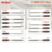 Hi-Spec 16-Piece Needle File Tool Kit, Metal Hand Tools Set for Jewelry Crafting, DIY, Repair, Fine Grinding