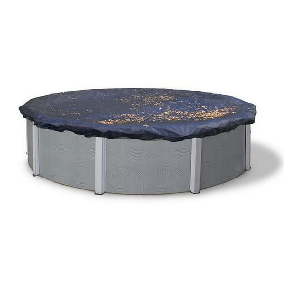 Blue Wave Couverture de piscine filet para-feuilles hors-terre - ronde