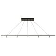 thumbnail image 5 of Woodbridge Lighting Alaina 5-Light Glass Linear Pendant in Chrome/Bronze/Opal, 5 of 5