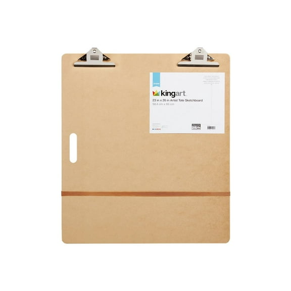Kingart Studio Artist Sketch Tote Board 23" x 26", Great for Classroom, Wood