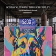 thumbnail image 3 of High Precision Body Weight Scale Smart Bathroom Scales with Large LCD Display(400lbs),Decorative for Bedroom-Colorful Graffiti Of German Shepherd, 3 of 4