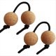 thumbnail image 4 of 2 Pares de Cocteleras de Corcho Kashaka Shaker Asalato Ball Instrument Instrumento de Percusión Bolas Africanas Clásicas para Música, 4 of 5