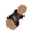 Black, variant on Clearence Women’s Open-Toe Flat Sandals Soft Sole Flip Flops Lightweight Outdoor Shoes Flexible Traction Casual Slides for All-Day Comfort