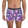 thumbnail image 1 of Balery Skull rainbow mushroom colorful Calzoncillos bóxer para hombre, ropa interior de algodón suave y transpirable con cinturilla de nailon-X-Large, 1 of 5