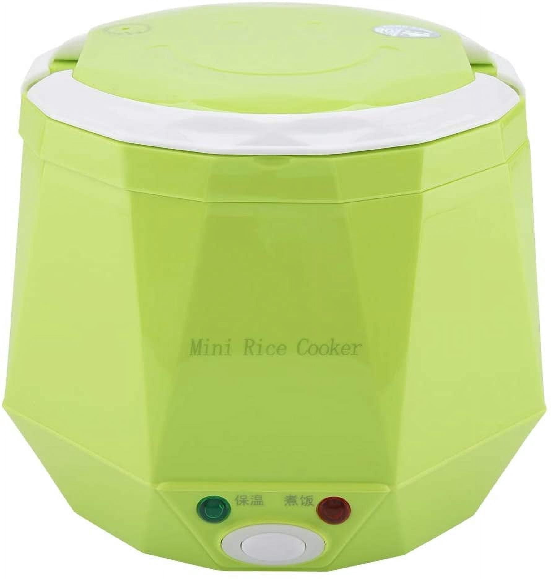 Travel Rice Cooker 1.3L Portable 12V Electric  Pot Non-Stick Steamer for Car Camping Outdoor Cooking