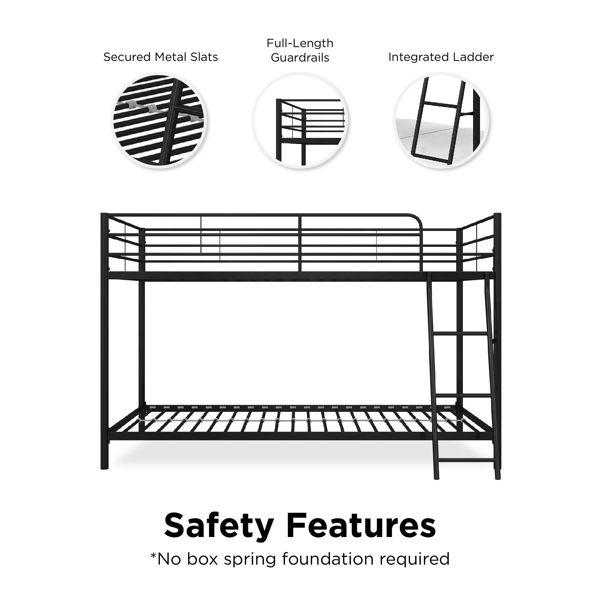 Mainstays Twin-over-Twin Low Profile Junior Bunk Bed photo 4
