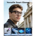 thumbnail image 3 of Lentes Inteligentes CJkao con Cámara 8MP Bluetooth y Asistente de Voz ChatGPT, 3 of 9