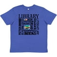 thumbnail image 3 of Inktastic Library Books Reading Librarian Gift Youth T-Shirt, 3 of 5