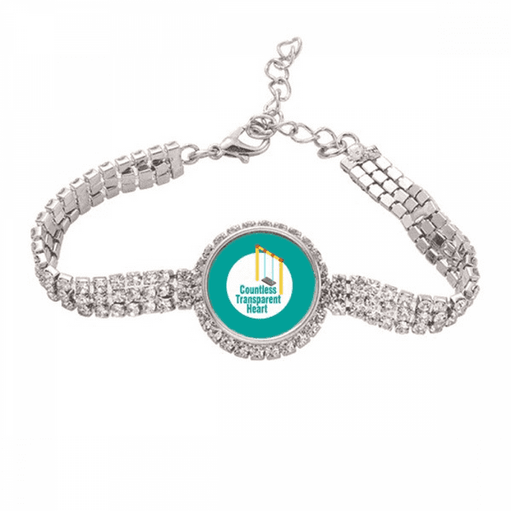 children mind pure blue tennis chain anklet bracelet diamond jewelry