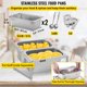 thumbnail image 4 of VEVOR Especiero extensible, 13.8"-23.6" ajustable, estante organizador de acero, 4 of 9