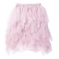 thumbnail image 1 of Jupe Tutu en Tulle Unie pour Femme Taille Élastique Maille Filet Longue Jupe Paragraphe Robe, 1 of 3