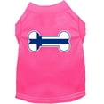 thumbnail image 3 of Pet Dog  Cat Shirt Screen Printed, "Bone Shaped Finland Flag", 3 of 10