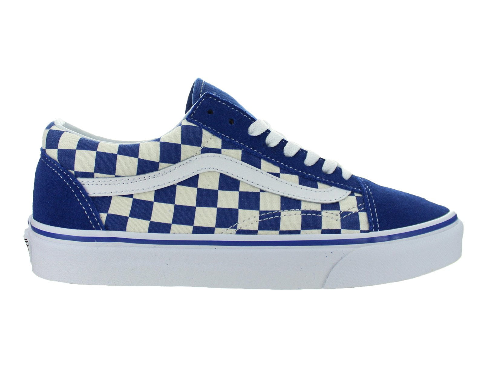vans blue and white checkered
