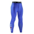 thumbnail image 2 of Mens Hiking Pants Men Sports Fitness Training Tights High Elasticity Quick Drying Perspiration Leggings Mens Casual Pants Blue L, 2 of 5