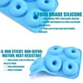 thumbnail image 4 of Coolmade 6-Cavity Nonstick Silicone Baking Mold Pan 2 Pieces, 4 of 9