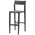 thumbnail image 1 of Source Furniture Belmont Aluminum Bar Side Stool in Black Frame/Charcoal Rope, 1 of 1