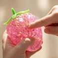 thumbnail image 5 of Squeezy Strawberry Squishy Stress Toy, 3.3" Slow Rising Anxiety Relief Fidget Toy Soft Squeezy Strawberry Sensory Toy, 5 of 5