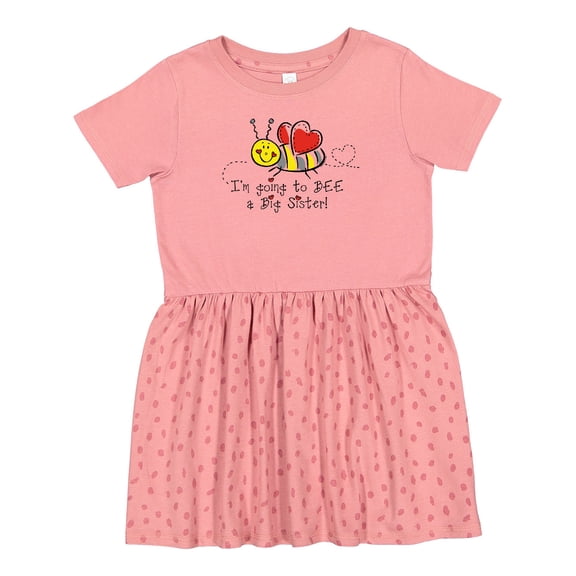 Inktastic Bee Future Big Sister Girls Toddler Dress