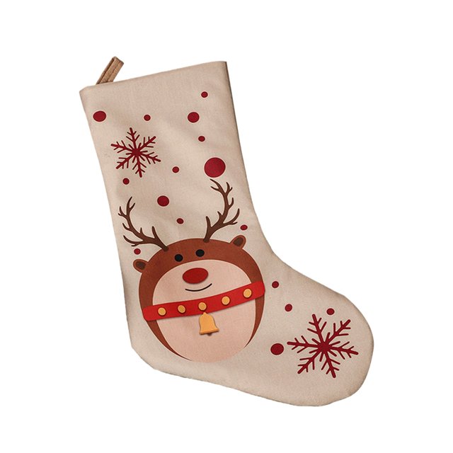 Gibobby Regalos de dulces Calcetines Calcetín de chimenea personalizado Decoraciones navideñas de felpa para el y accesorios de fiesta para niños Decoración de temporada(C)