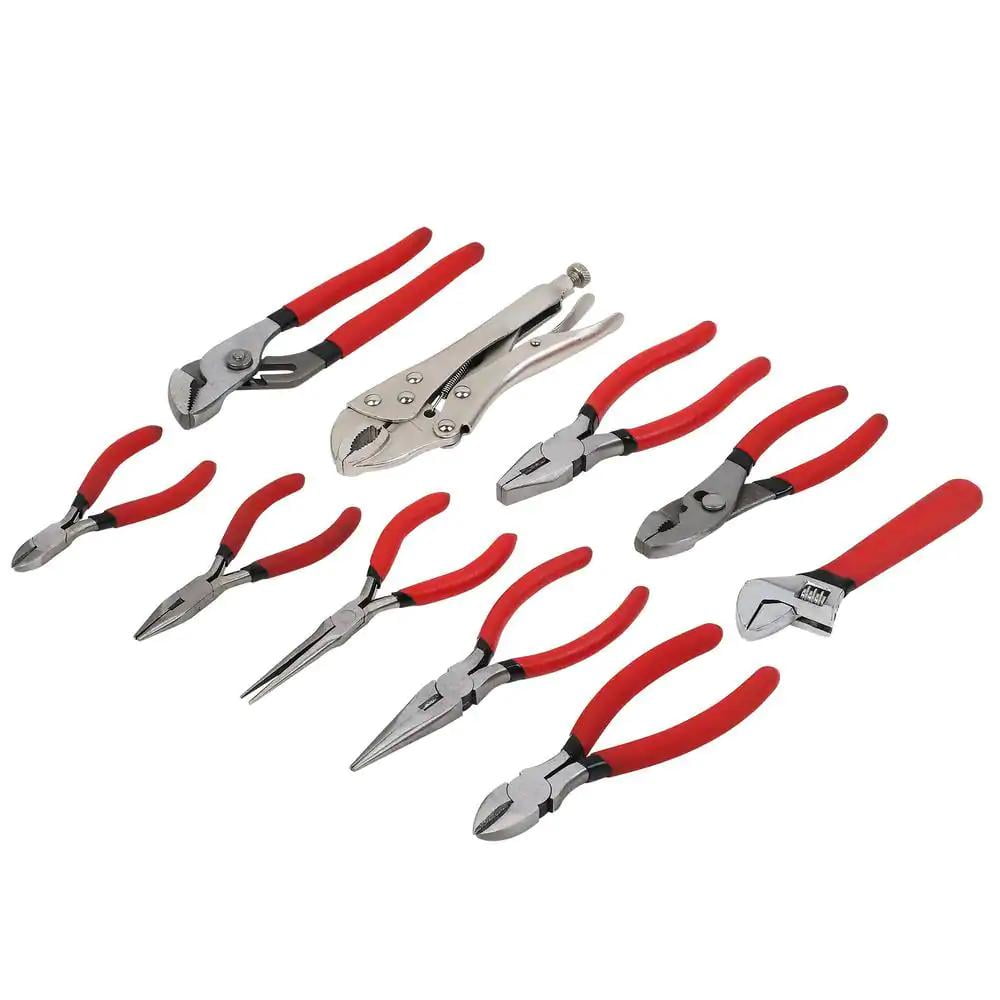 KING Combination Plier & Wrench Set with Display Rack (10-Piece Set)