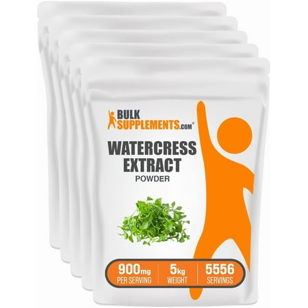 BulkSupplements Watercress Extract Powder - 900mg per Serving - 5 Kilograms (11 lbs) - 5556 Servings
