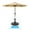 Beige, variant on Westin Outdoor 9 Ft Market Patio Umbrella with Round Resin Base for Outdoor Garden UV Water Weather Resistant, Royal Blue