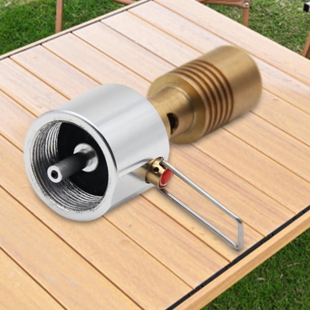 Adaptador De Recarga De Propano Soplete de gas portátil MAPP Lab Bunsen Burner Cobre para calentar/cocinar/soldadura