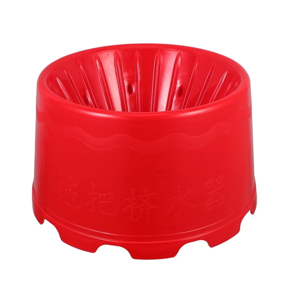 Small Squeegee Bucket with Mop for Doll House Cleaning, Old-Fashioned Water Pressing Truck, Compact and Rosy Design