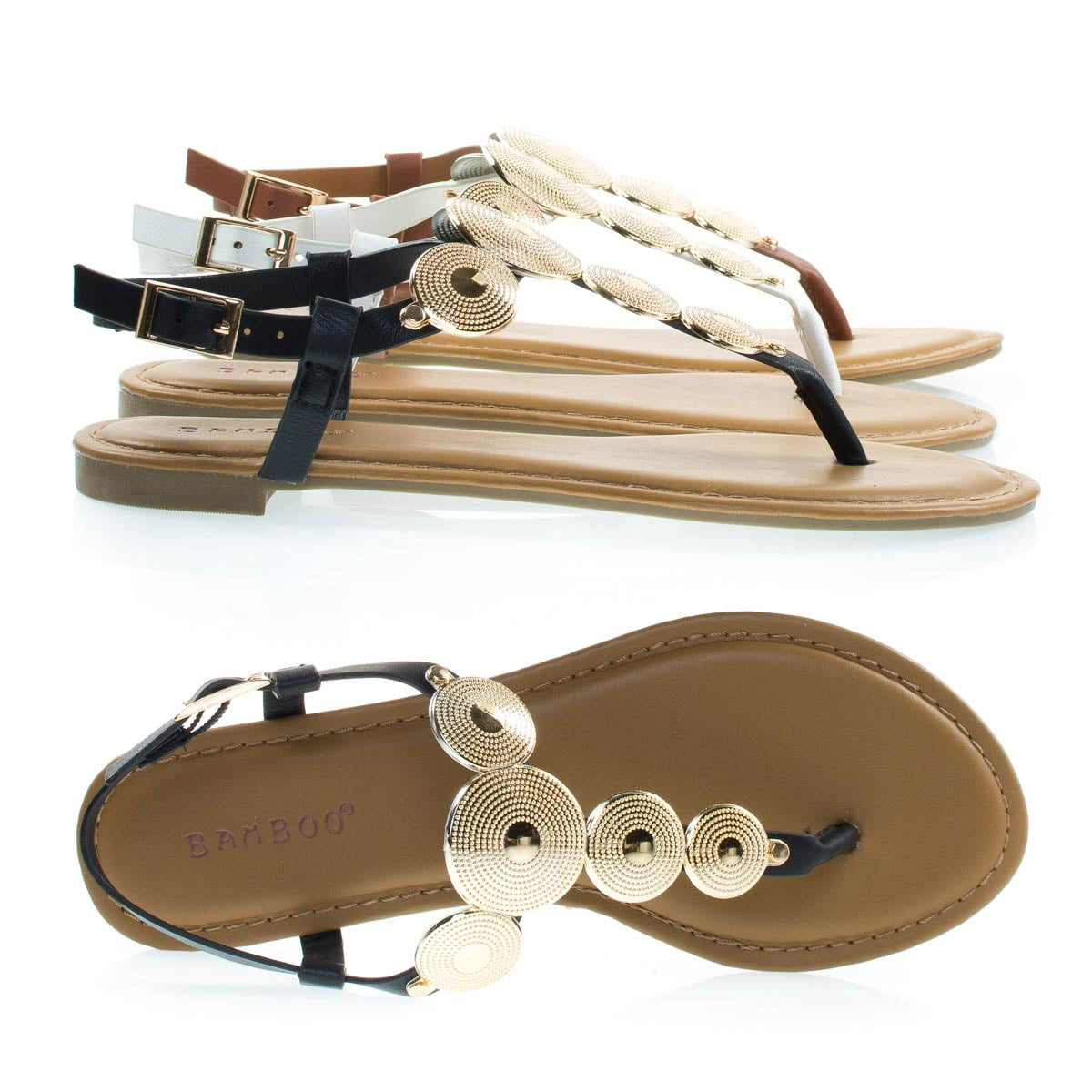 bamboo thong sandals