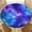 Blue Galaxy, variant on ARTSLION Elastic Tablecloth For Round Tables, Waterproof Tablecover For Up To 36in Round Table, Dining Tablecover For Indoor And Outdoor, Holiday, Palm Shore